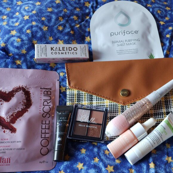The Travel Make-up Bag "Plaid"